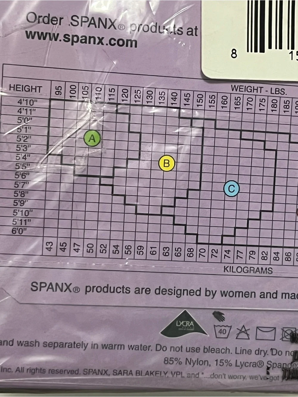 Spanx All The Way Size B Black Tummy to Toes Full Length Hose Super Control